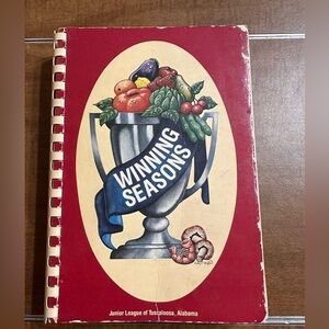 Vintage cookbook autographed by then University of Alabama coach Gene Stallings